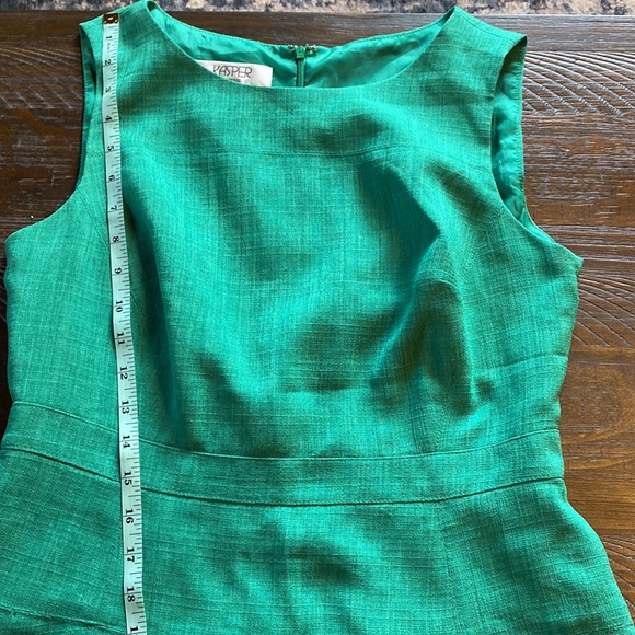Women’s Green Polyester Kasper Dress Size 8 - Picture 9 of 11
